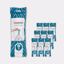 Brabantia 137884, 5 L, Blanc, Plastique, Chine, 340 mm, 295 mm