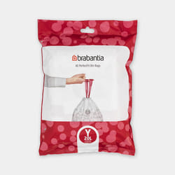 Brabantia 138263 sac poubelle 20 L Blanc 40 pièce(s)