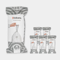 Brabantia 138782 sac poubelle 60 L Blanc 20 pièce(s)