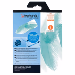 Brabantia 191404, Coton, Bleu, Vert, Blanc, 1240 mm, 380 mm