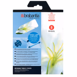 Brabantia 191404 housse de table de repassage Coton Bleu, Vert, Blanc