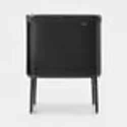 Brabantia Corbeille À Linge Bo, 60 L, Rectangulaire, Noir, Noir, 540 mm, 320 mm