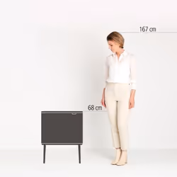 Brabantia Bo Touch Bin 36 L 1 Nombre de paniers Beige