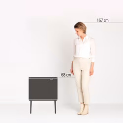 Brabantia Bo Touch Bin 34 L 2 Nombre de paniers Beige - Vue supplémentaire 3
