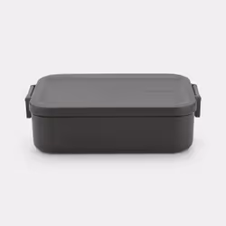 Brabantia Make &amp; Take, Boîte de rangement alimentaire, Adulte, Gris, Plastique, Monochromatique, Rectangulaire