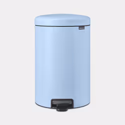 Brabantia Newicon, 3 L, Rond, Plastique, Bleu, Plastique, Pédale