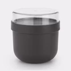 Brabantia Make &amp; Take, Boîte de rangement alimentaire, Adulte, Gris, Plastique, Monochromatique, Rond