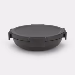 Brabantia Make &amp; Take, Boîte de rangement alimentaire, Adulte, Gris, Plastique, Monochromatique, Rond