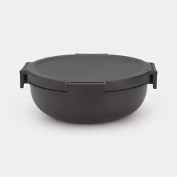 Brabantia Make & Take, Boîte de rangement alimentaire, Adulte, Gris, Plastique, Monochromatique, Rond