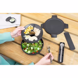 Brabantia Make & Take Boîte de rangement alimentaire 1,3 L Plastique Gris 1 pièce(s) - Vue supplémentaire 4