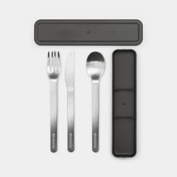 Brabantia Make & Take services de couverts 3 pièce(s) Gris, Acier inoxydable