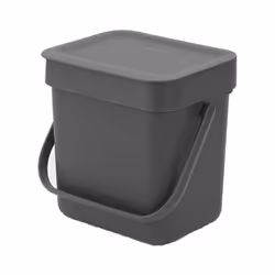 Brabantia 209888, Noir, Plastique, Poubelle, Monochromatique, Intérieure, Rectangulaire
