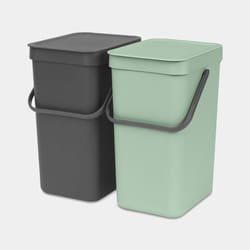 Brabantia Sort & Go Rectangulaire Plastique Vert, Gris