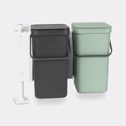 Brabantia Sort & Go Rectangulaire Plastique Vert, Gris