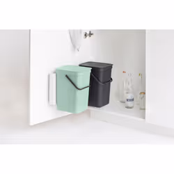 Brabantia Sort & Go Rectangulaire Plastique Vert, Gris