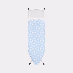 Brabantia Fresh Breeze, Planche à repasser Full-size, Fer à vapeur, Bleu, Blanc, Motif, Rectangulaire, 124 x 45 mm
