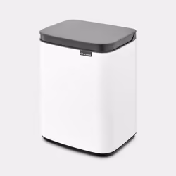 Brabantia Bo Waste Bin 4 L Rectangulaire Acier Blanc