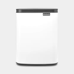 Brabantia Bo Waste Bin 7 L Rectangulaire Acier Blanc