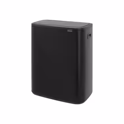 Brabantia Bo Touch Bin 60 L Rectangulaire Plastique Noir