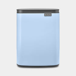 Brabantia Bo Waste Bin 7 L Rectangulaire Acier Bleu clair