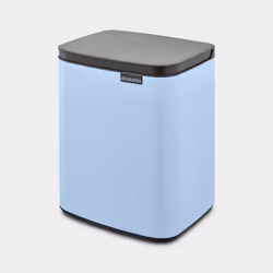 Brabantia Bo Waste Bin 7 L Rectangulaire Acier Bleu clair