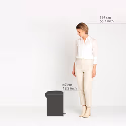 Brabantia 233920 poubelle 20 L Rond Acier Vert