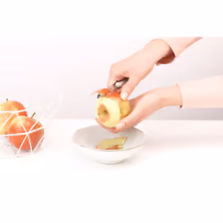 Brabantia 250262 Éplucheur Fruits et légumes Éplucheur droit Acier satin
