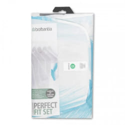 Brabantia 264801 - Funda protectora para mesa de planchar, 135 x 45 cm, 4 mm de espuma y 4 mm de fieltro, surtido