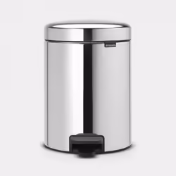 Brabantia 280481, 4 L, Rond, Acier, Acier, Pédale, 20,5 cm