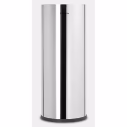 Brabantia Toilettenpapierhalter Steel, Dérouleur papier toilette, Acier inoxydable, 132 mm, 132 mm, 321 mm