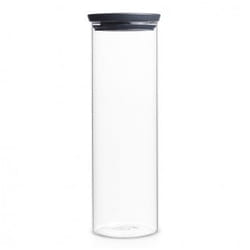 Brabantia 298240 pot Verre Gris, Transparent