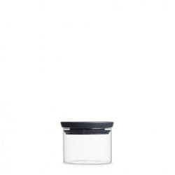 Brabantia 298301 pot Rond Verre Gris, Transparent