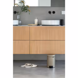Brabantia NewIcon Treteimer 3 Liter 3 L Rond Champagne - Vue supplémentaire 4