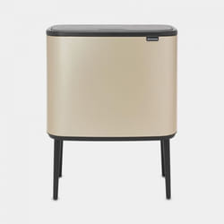Brabantia POUBELLE 11+23L CHAMPAGNE