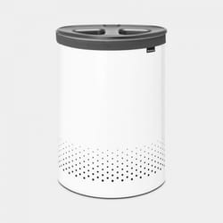 Brabantia wasbox, 55 L donkergrijs / wit