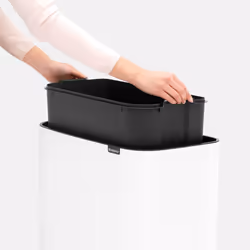 Brabantia 313509 poubelle 36 L Rectangulaire Plastique Blanc - Vue supplémentaire 10