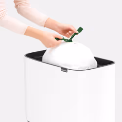 Brabantia 313509 poubelle 36 L Rectangulaire Plastique Blanc - Vue supplémentaire 9