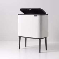 Brabantia 313523 poubelle 33 L Rectangulaire Acier inoxydable Noir, Blanc - Vue supplémentaire 13