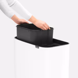 Brabantia 313547 poubelle 34 L Rectangulaire Plastique Blanc - Vue supplémentaire 10
