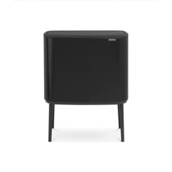 Brabantia 316067 poubelle 33 L Rectangulaire Acier inoxydable Noir