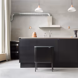Brabantia 316067 poubelle 33 L Rectangulaire Acier inoxydable Noir - Vue supplémentaire 10