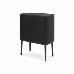 Brabantia 316067 poubelle 33 L Rectangulaire Acier inoxydable Noir - Vue supplémentaire 4