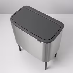 Brabantia 316227 poubelle 34 L Rectangulaire Plastique, Acier Acier inoxydable - Vue supplémentaire 11