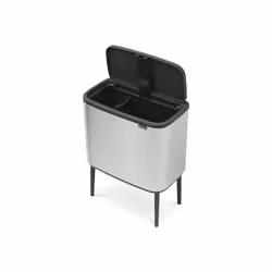 Brabantia 316227 poubelle 34 L Rectangulaire Plastique, Acier Acier inoxydable - Vue supplémentaire 4