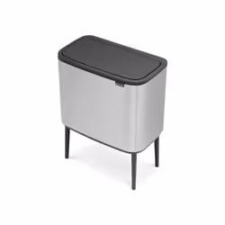 Brabantia 316227 poubelle 34 L Rectangulaire Plastique, Acier Acier inoxydable - Vue supplémentaire 5