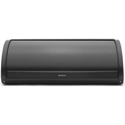 Brabantia broodtrommel schuifdeksel, rond, mat zwart