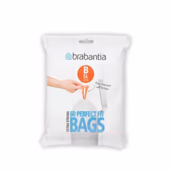 Brabantia 348969 Distributeur de Sacs Poubelles Poignées Coulissantes 5 L Blanc