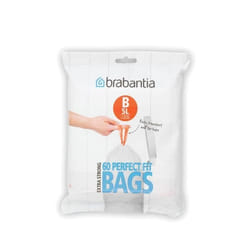 Brabantia 348969 Distributeur de Sacs Poubelles Poignées Coulissantes 5 L Blanc
