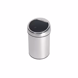 Poubelle Touch-bin avec système d'ouverture soft-touch : ouverture par simple effleurement. Poubelle 3L murale décrochable. F ...