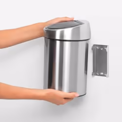 Brabantia TOUCH BIN 3 L Rond Acier - Vue supplémentaire 6